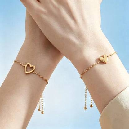 Heartfelt Elegance Adjustable Love Bracelet